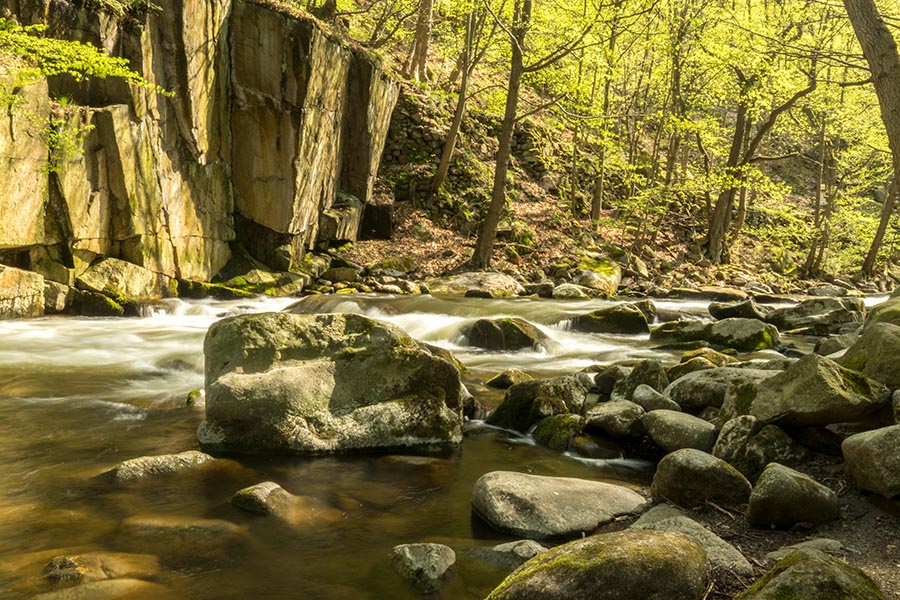 Fotografie: Langzeitbelichtung an der Bode